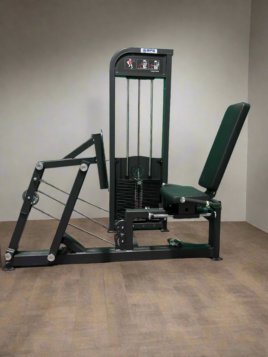 SFE Selectorized Horizontal Leg Press with 250lb weight stacks (New)