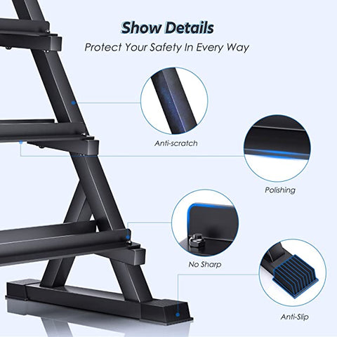 SFE 48" 3 Tier Dumbbell Rack