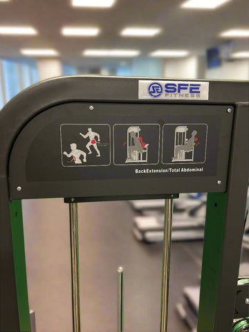 SFE Commercial Back & Abdominal Combo Machine (New)