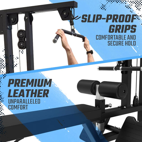 SFE Lat Pulldown & Low Row Combo w/ 250lb weight stack (New)