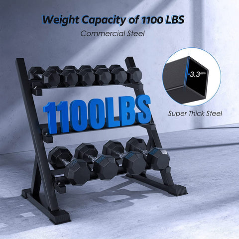 SFE 48" 3 Tier Dumbbell Rack