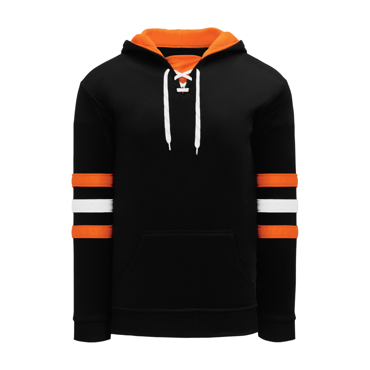 Athletic Knit (AK) A1845Y-223 Youth Black/Orange/White Apparel Sweatshirt