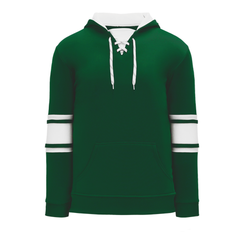 Athletic Knit (AK) A1845A-260 Adult Dark Green/White Apparel Sweatshirt