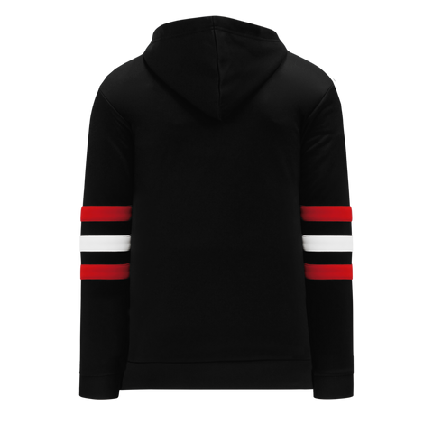 Athletic Knit (AK) A1845A-614 Adult Chicago Black Apparel Sweatshirt