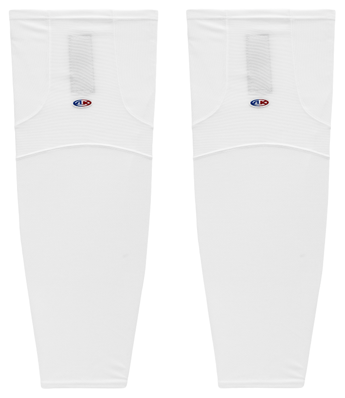 Athletic Knit (AK) HS1100-000 White Mesh Ice Hockey Socks