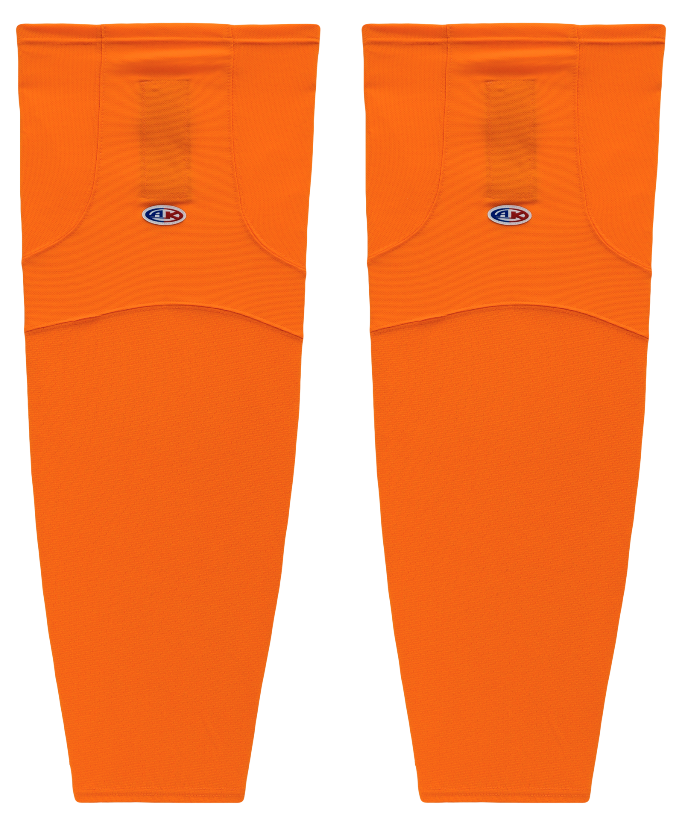 Athletic Knit (AK) HS1100-064 Orange Mesh Ice Hockey Socks