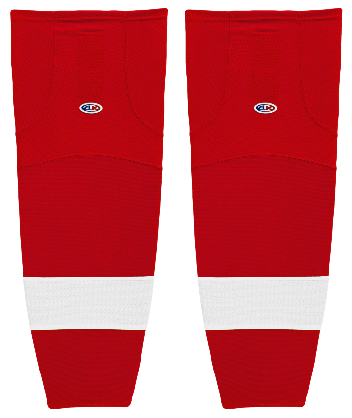 Athletic Knit (AK) HS2100-202 Rocket Laval Red Mesh Ice Hockey Socks