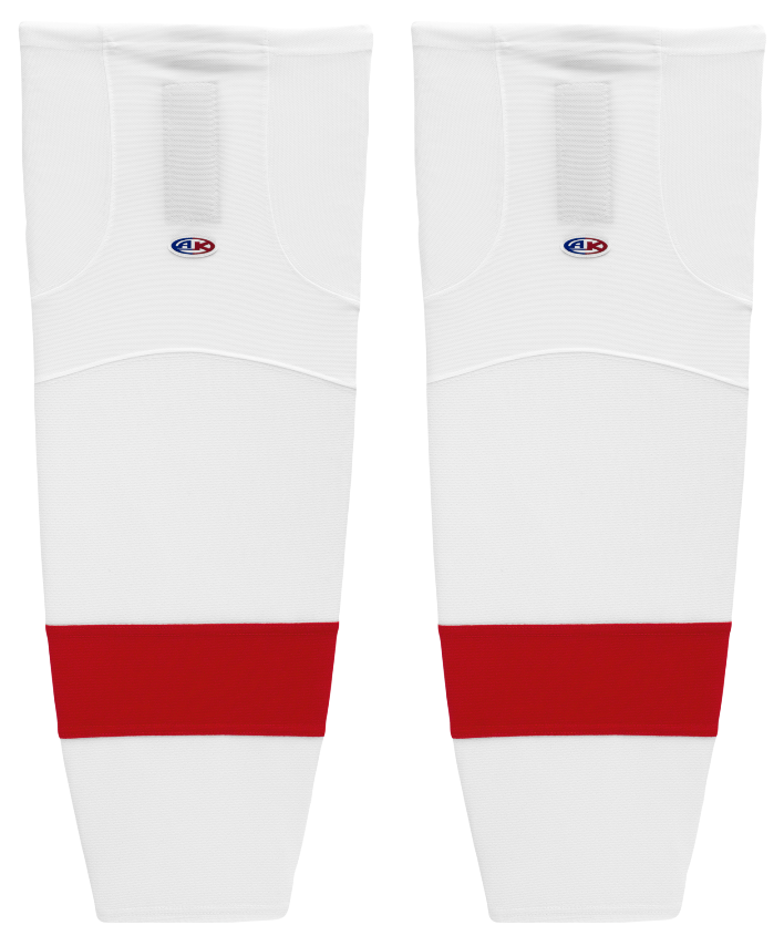 Athletic Knit (AK) HS2100-203 Rocket Laval White Mesh Ice Hockey Socks