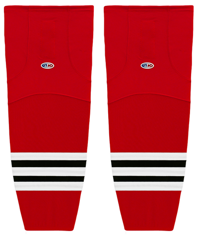 Athletic Knit (AK) HS2100-304 Niagara Falls Thunder Red Mesh Ice Hockey Socks