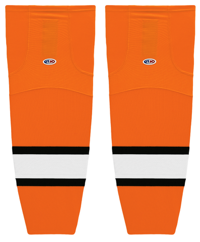 Athletic Knit (AK) HS2100-330 Detroit Compuware Ambassadors Orange Mesh Ice Hockey Socks