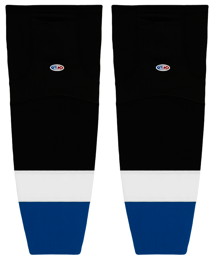 Athletic Knit (AK) HS2100-338 Tampa Bay Lightning Black Mesh Ice Hockey Socks