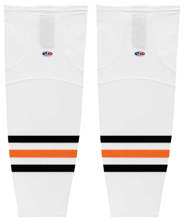 Athletic Knit (AK) HS2100-371 Kamloops Blazers White Mesh Ice Hockey Socks