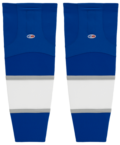 Athletic Knit (AK) HS2100-403 2016 Toronto Maple Leafs Third Royal Blue Mesh Ice Hockey Socks