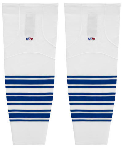 Athletic Knit (AK) HS2100-505 Mississauga Steelheads White Mesh Ice Hockey Socks