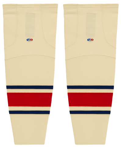 Athletic Knit (AK) HS2100-513 Lethbridge Hurricanes Sand Mesh Ice Hockey Socks