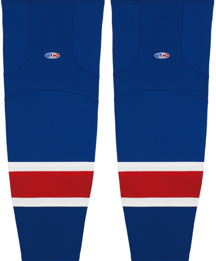 Athletic Knit (AK) HS2100-606 2021 Montreal Canadiens Reverse Retro Royal Blue Mesh Ice Hockey Socks