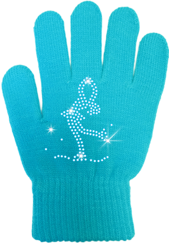 CHLOE NOEL SKATE GLOVE - MINI LAYBACK CRYSTALS