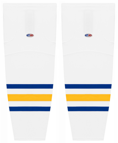 Athletic Knit (AK) HS2100-201 2021 Buffalo Sabres White Mesh Ice Hockey Socks