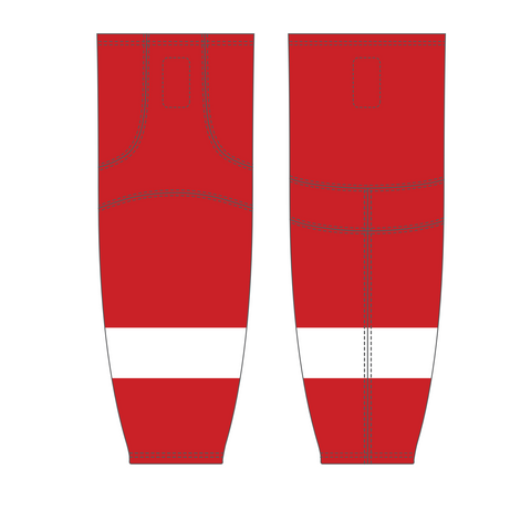 Athletic Knit (AK) HS2100-202 Rocket Laval Red Mesh Ice Hockey Socks