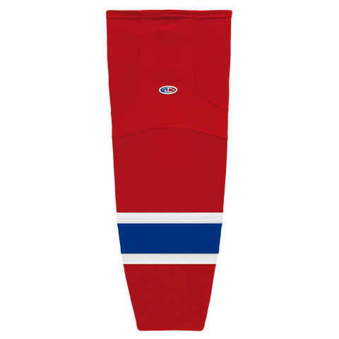 Athletic Knit (AK) HS2100-308 Montreal Canadiens Red Mesh Ice Hockey Socks