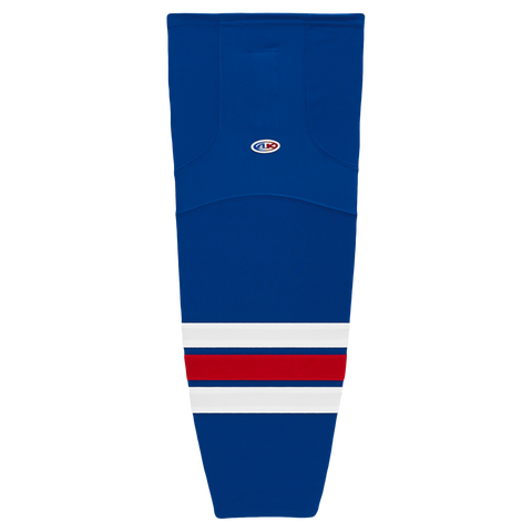 Athletic Knit (AK) HS2100-312 Kitchener Rangers Royal Blue Mesh Ice Hockey Socks