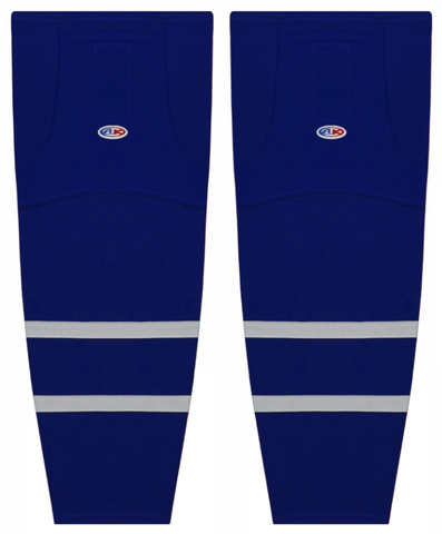 Athletic Knit (AK) HS2100-332 2021 Toronto Maple Leafs Reverse Retro Royal Blue Mesh Ice Hockey Socks