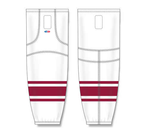 Athletic Knit (AK) HS2100-363 New Phoenix Coyotes White Mesh Ice Hockey Socks