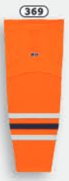 Athletic Knit (AK) HS2100-369 2017 Edmonton Oilers Orange Mesh Ice Hockey Socks