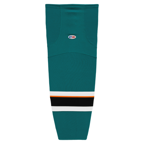 Athletic Knit (AK) HS2100-466 San Jose Barracuda Pacific Teal Mesh Ice Hockey Socks