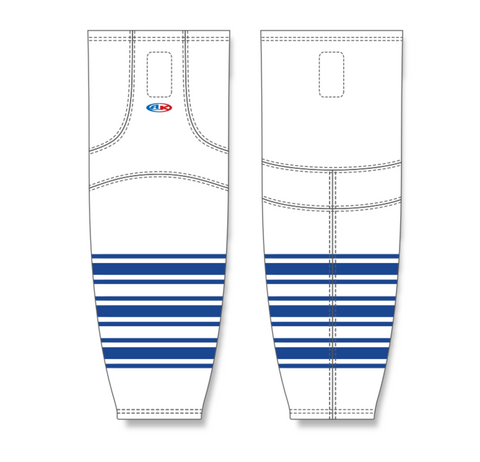 Athletic Knit (AK) HS2100-505 Mississauga Steelheads White Mesh Ice Hockey Socks