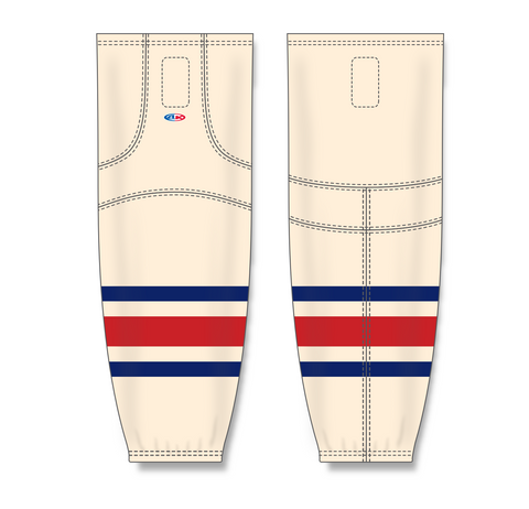 Athletic Knit (AK) HS2100-513 Lethbridge Hurricanes Sand Mesh Ice Hockey Socks