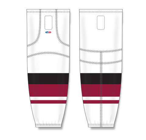 Athletic Knit (AK) HS2100-583 2015 Arizona Coyotes White Mesh Ice Hockey Socks