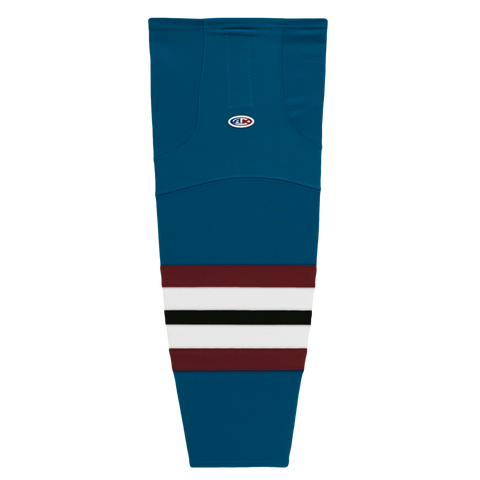 Athletic Knit (AK) HS2100-645 Colorado Avalanche Third Capital Blue Mesh Ice Hockey Socks