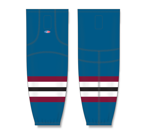 Athletic Knit (AK) HS2100-645 Colorado Avalanche Third Capital Blue Mesh Ice Hockey Socks