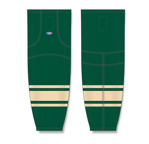 Athletic Knit (AK) HS2100-730 2004 NHL All Stars Dark Green Mesh Ice Hockey Socks