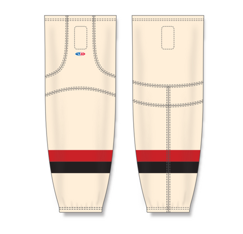 Athletic Knit (AK) HS2100-734 Ottawa Senators Heritage Classic Sand Mesh Ice Hockey Socks