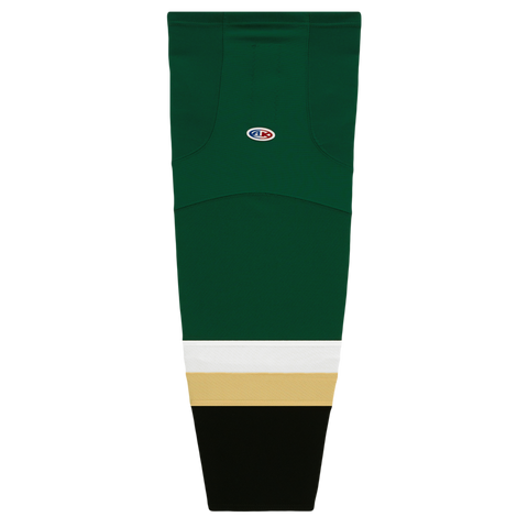 Athletic Knit (AK) HS2100-792 New Texas (Dallas) Stars Dark Green Mesh Ice Hockey Socks