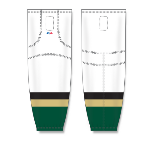 Athletic Knit (AK) HS2100-793 New Texas (Dallas) Stars White Mesh Ice Hockey Socks