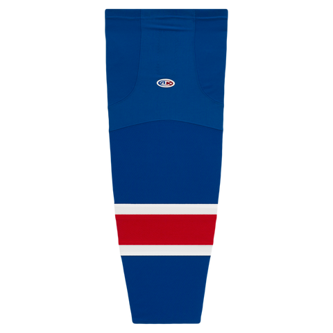 Athletic Knit (AK) HS2100-812 New York Rangers Royal Blue Mesh Ice Hockey Socks