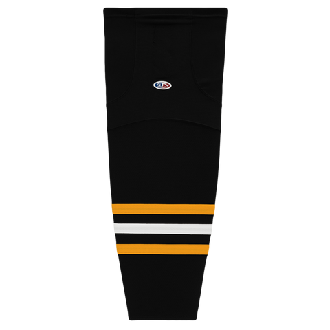 Athletic Knit (AK) HS2100-816 Wilkes-Barre/Scranton Penguins Black Mesh Ice Hockey Socks