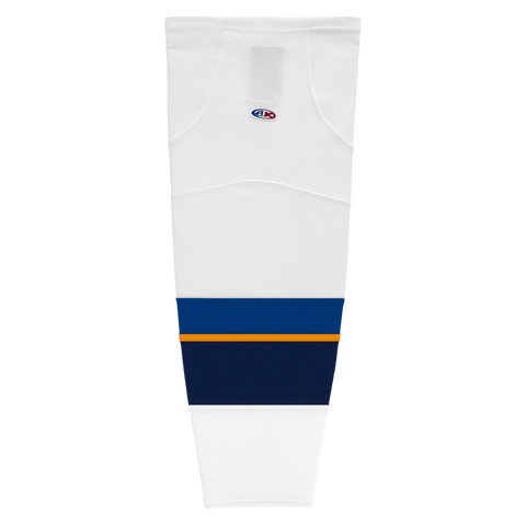 Athletic Knit (AK) HS2100-847 2011 St. Louis Blues White Mesh Ice Hockey Socks