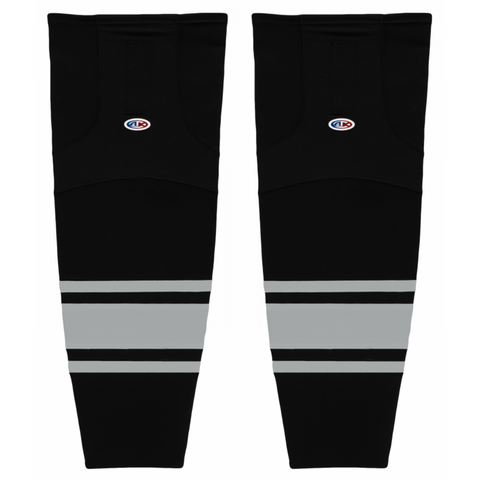 Athletic Knit (AK) HS2100-854 Black/Grey Mesh Ice Hockey Socks