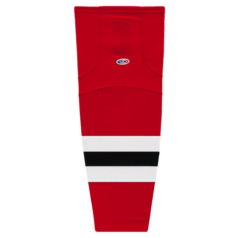 Athletic Knit (AK) HS2100-866 Utica Comets Red Mesh Ice Hockey Socks