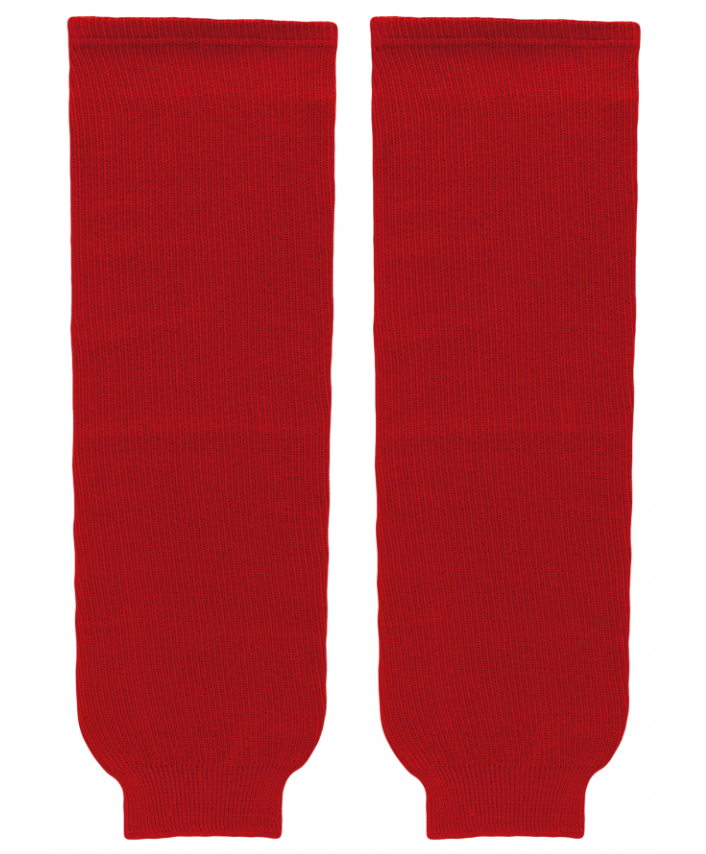 Athletic Knit (AK) HS630-005 Red Knit Ice Hockey Socks