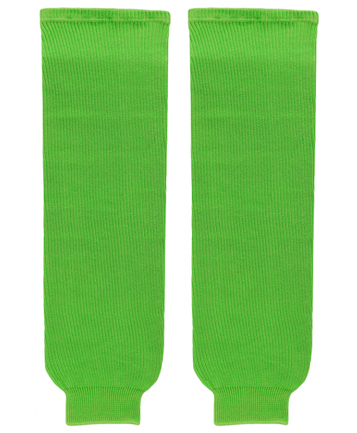 Athletic Knit (AK) HS630-031 Lime Green Knit Ice Hockey Socks