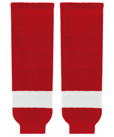 Athletic Knit (AK) HS630-202 Detroit Red Wings Red Knit Ice Hockey Socks