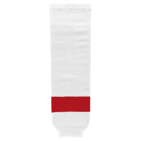 Athletic Knit (AK) HS630-203 Rocket Laval White Knit Ice Hockey Socks