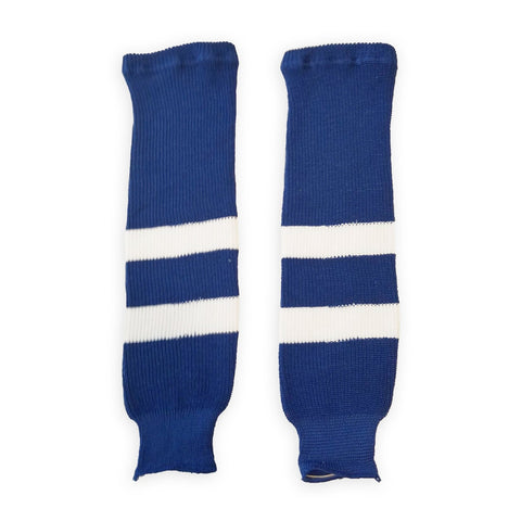 Athletic Knit (AK) HS630-204 Old Toronto Maple Leafs Royal Blue Knit Ice Hockey Socks