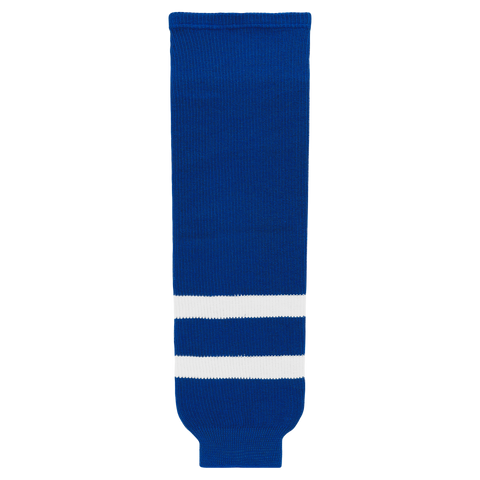 Athletic Knit (AK) HS630-204 Old Toronto Maple Leafs Royal Blue Knit Ice Hockey Socks