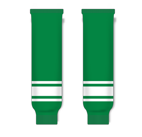 Athletic Knit (AK) HS630-210 Toronto St. Pats Kelly Green/White Knit Ice Hockey Socks